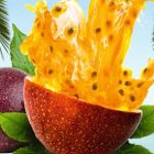 Früchtetee Passionsfrucht Illustration