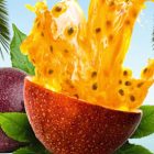 Früchtetee Passionsfrucht Illustration